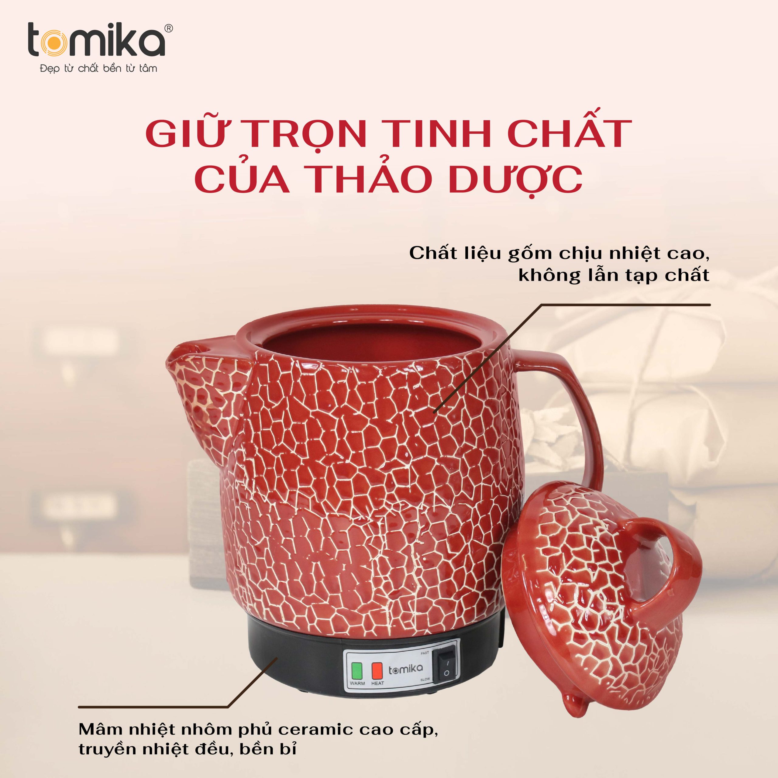 Ấm sắc thuốc TM-PMP600 - Ảnh 2