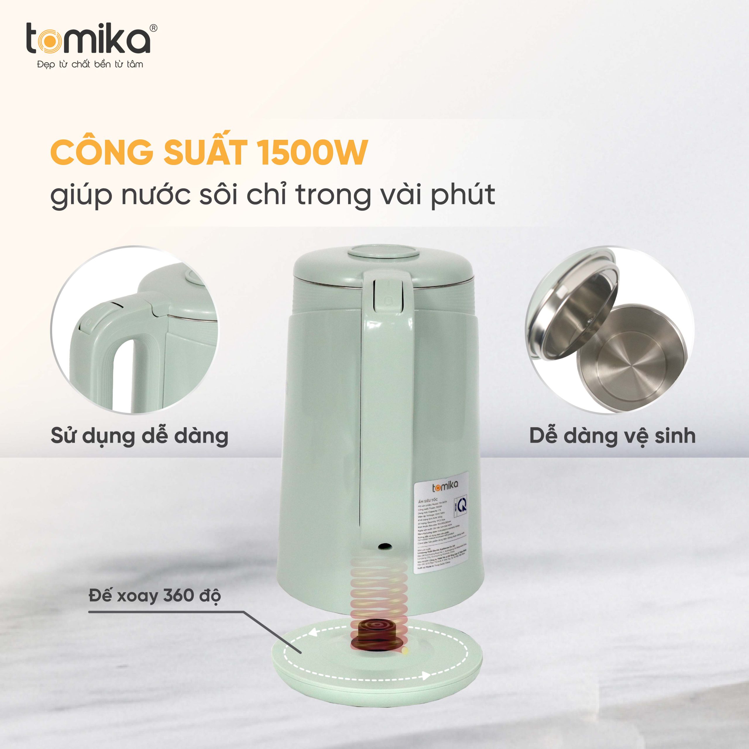 Ấm siêu tốc TM-EK179 - Ảnh 4