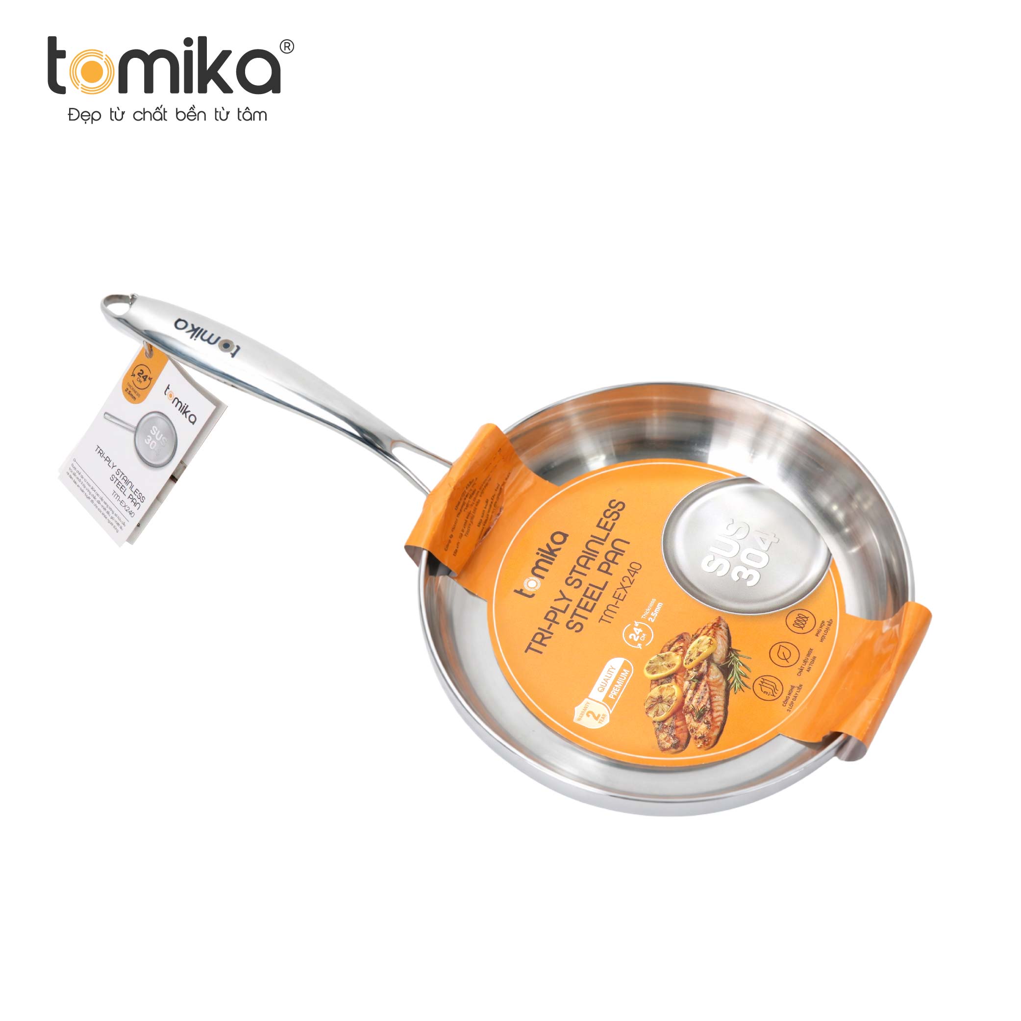 Chảo liền khối Inox 304 TM-EX240 - Ảnh 5